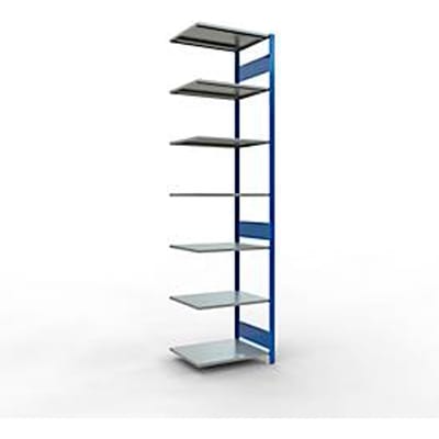 SCHULTE Lagertechnik - Aanbouwsysteem zonder schroeven - 3000x 750x600 mm, type 150 kg