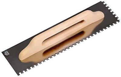 Tandtroffel 12/12 mm met Houten Handvat - Ideaal voor Lijmbedden