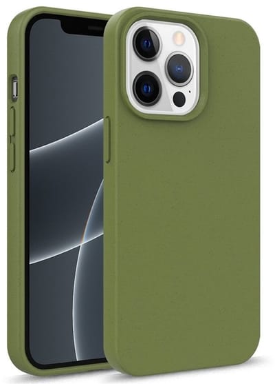 Flexibel Eco hoesje geschikt voor iPhone 16 Pro - groen- Milieuvriendelijk en schokbestendig ontwerp - Onbreekbaar - Trendy kleuren