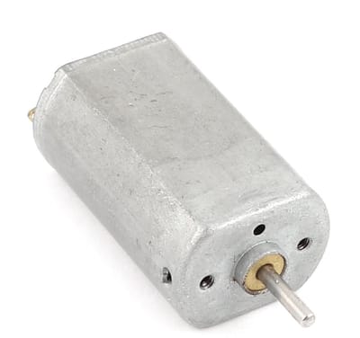 Kleine DC motor - Micro motor - Hobby projecten - Hoge snelheid - 3-12V - Zilvergrijs