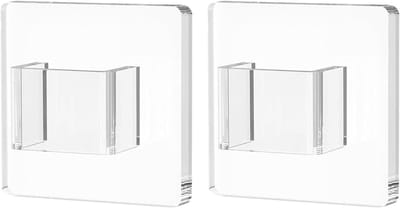 Zonnebril Opbergrek - Brillen Display - Muur Opslag - Heldere Acryl - 2 Stuks - Transparant