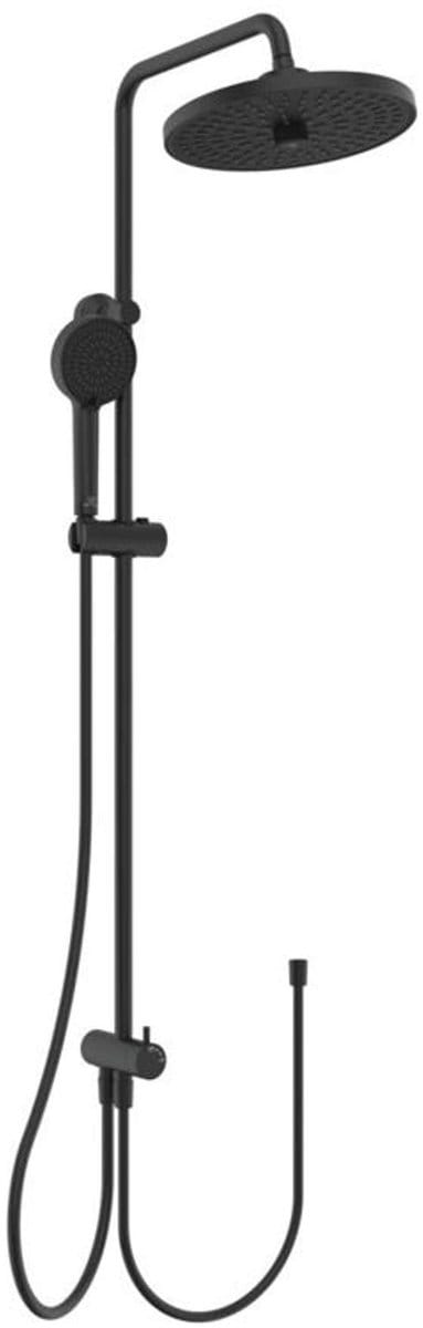 Ideal Standard CeraTherm - Doucheset zonder kraan, diameter 26 cm, 2 jets, zijde zwart BD747XG
