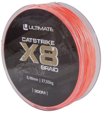 Ultimate Catstrike X8 Braid Meerval Lijn 0.45mm/33.48kg (300m) - Gevlochten Lijn