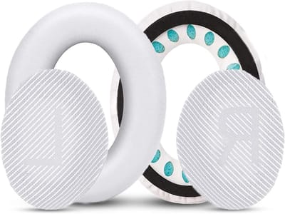 Professionele Vervangende Oorkussens voor Bose QuietComfort Hoofdtelefoons - Comfortabel, Duurzaam en Geluidsisolatie (Wit)