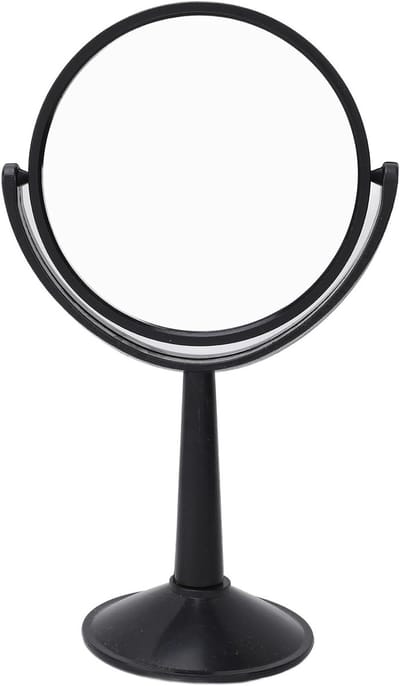 Ronde 4 Inch Convexe Spiegel met Duurzaam Glas, 360° Verstelbare Reflectie voor Onderwijs en Fysica Experimenten, Helder Beeld en Veelzijdig Gebruik