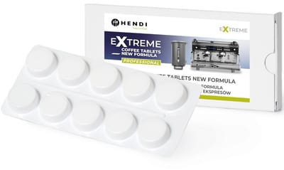 Professioneel reinigingsmiddel voor Extreme Koffietabletten 10 tabletten Hendi 976654