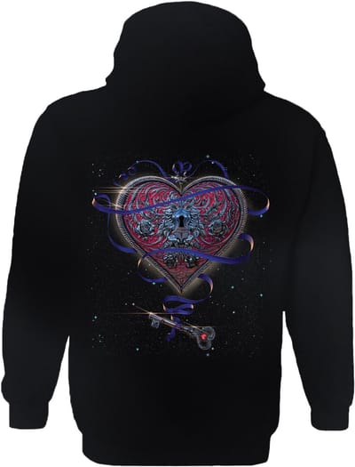 Hart En Sleutel Heart And Key The Coloured House Hoodie S