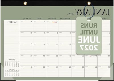 Bureaukalender 2026-2027 - Maandplanner - Jaarplanning - 18 Maanden Dekking - 17 x 12 Inch
