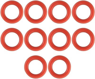 Rubberen O-ringen - Afdichtingen - Stoomreiniger Onderhoud - Hittebestendig Rubber - 10 Stuks - Zwart
