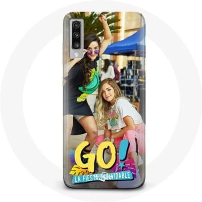 Coque pour Samsung Galaxy A70 Poursuis Tes Rêves Mía Cáceres et Zoe Caletián