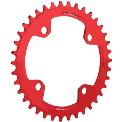 32 34 36 38T BCD 104 Mountainbike stalen enkelvoudig crankstel reparatieonderdelen 24 inch