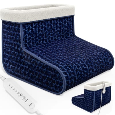 MONZANA Voetenwarmer - Elektrisch 4 Temperatuurstanden Timer - Blauw