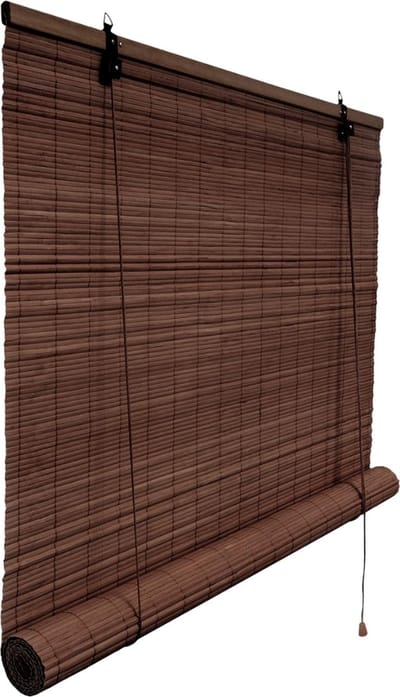 DD Vliegengordijn Bamboe - Vliegengordijn Kattenstaart - Vliegengordijn Deur - Bruin - 160cm x 60cm