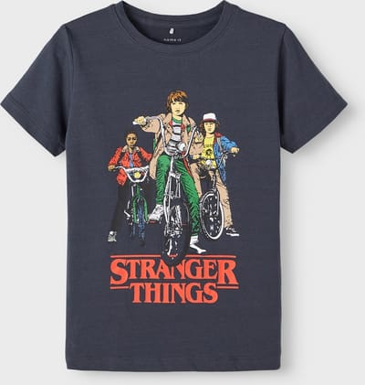 Name it jongens t-shirt - blauw - NKMasur - maat 122/128