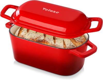Gietijzeren Dutch Oven Braadpan voor Zuurdesembrood Bakken