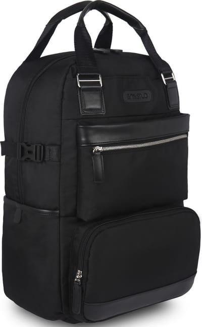 Hunk Reis Rugzak- Zwart - Black - School bag - Werktas - Kantoortas - Tas - Schooltas - Travel - Rugtas - Office bag - Black - 28L