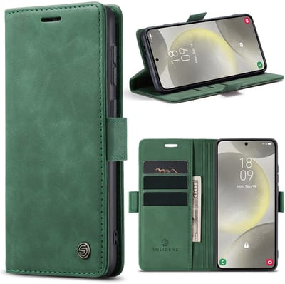 Multimedia & Accessoires Urban Book Case Hoesje geschikt voor Samsung Galaxy A56 5G – Groen -Telefoonhoesje – Met Stand – Kaarthouder – Pasjes Houder – Magneet Sluiting – Bookcase