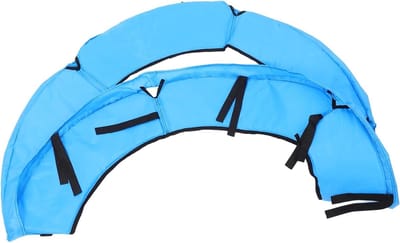 Trampoline Randafdekking - Springkussen Mat - Veilig Springen - Volledige Randbescherming - 120 cm Diameter - Hemelsblauw