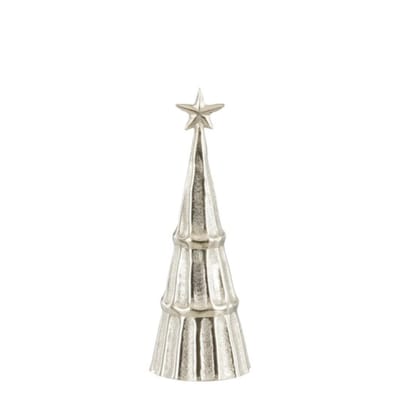 Decoratie boom zilver - h27xd9,5cm