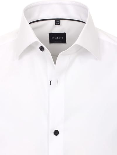 Venti Overhemd Met Manchet Modern Fit 001980-001 Wit - M
