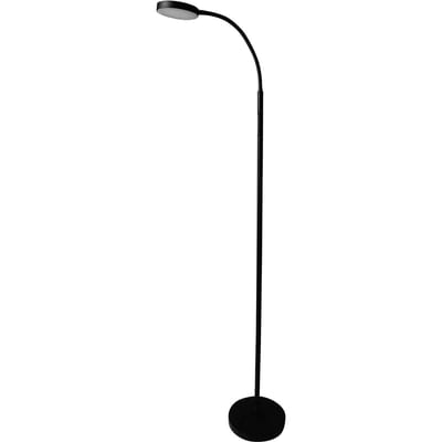 Lampadaire LED à intensité variable pour salon, chambre à coucher, éclairage sur pied, sans scintillement, sans lumière bleue, protection des yeux EU Plug noir