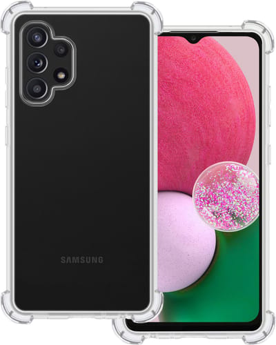 Hoesje Geschikt voor Samsung Galaxy A13 4G - Sterk & Shockproof - Siliconen Case - Back Cover - Telefoon Hoes Shock Proof - Transparant