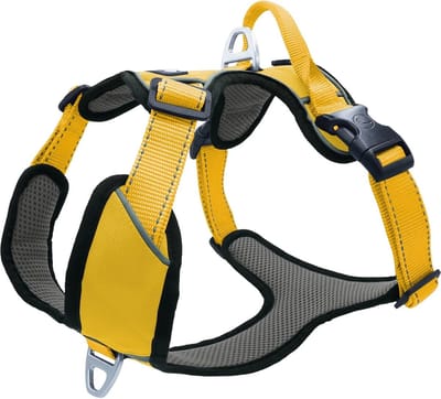 Petlando Hondenharnas Outdoor Oker&Grijs - Hondentuig - Xs 38-46 Cm