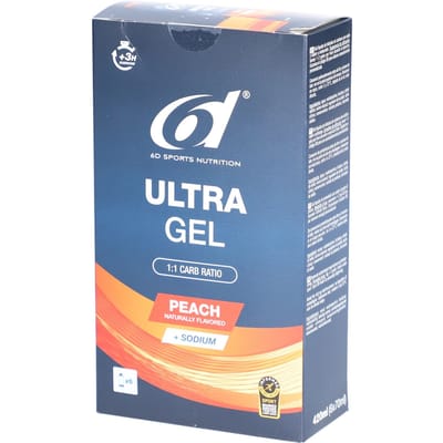 6D Sports Nutrition Ultra Gel Peach 6 voor oraal gebruik