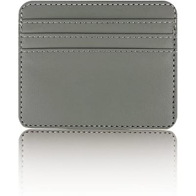 Porte-cartes Ultra-fin en cuir à la mode, pochette de couverture pour cartes d'identité et de crédit, organisateur de portefeuille, paquet de cartes bancaires d'affaires minces
