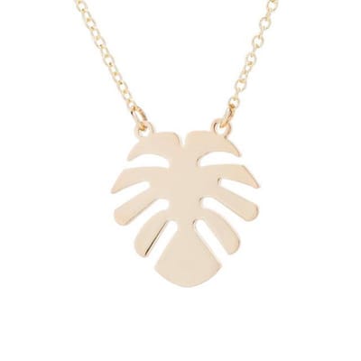 24/7 Jewelry Collection Hawaiiaanse Palmboom Ketting - Hawaï - Hawaii - Goudkleurig