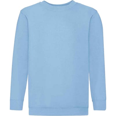 Fruit of the Loom Kids / Kinderen Klassieke Drop Schouder Sweatshirt (Hemelsblauw)