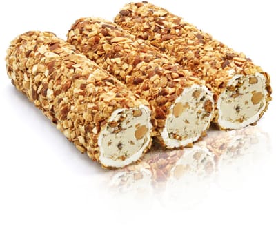 Mega Amandelcreme Turks fruit (handgemaakt) - Mega Badem Kremali sarma Lokum Turk Lokumu (El Yapimi) - Mega Almond Cream Wrapped Turkish Delight (Handmade) 250 gr