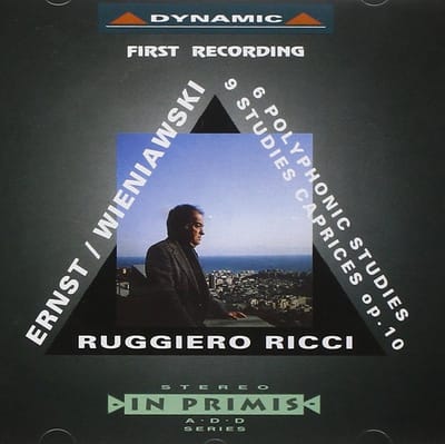 Ruggero Ricci - Ernst/Wieniawski: 6 Polyphonic Studies | 9 Studies Caprices Op. 10 (CD)