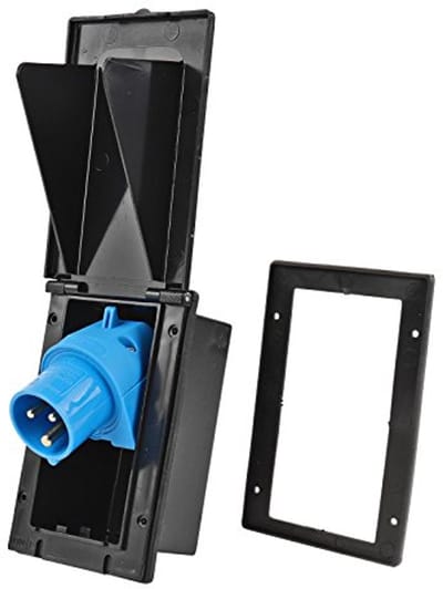 Spatwaterdicht CEE Buitenstopcontact - 200-250V, 16A, 3-polig voor Caravan en Camper