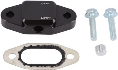 Omslagdeksel voor de oliekoeler van de motor, gemaakt van aluminiumlegering, geschikt voor de derde en vierde generatie 4.8L, 5.3L, 5.7L, 6.0L en 6.2L motoren met 2 NPT-interfaces.