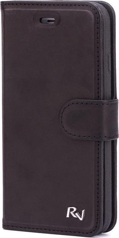 Rico Vitello Leren Book Case Geschikt voor Samsung Galaxy S6 edge Zwart (2)
