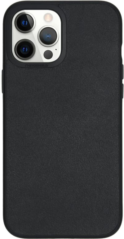 Rhinoshield SolidSuit Leren Backcover voor de iPhone 12 Pro Max - Leather Black