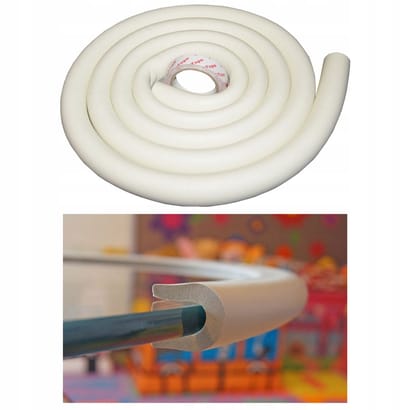 U-vormig schuimrubber profiel met 3M tape - 2m