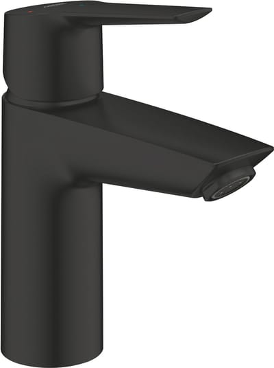 GROHE Start Wastafelkraan - Waterbesparend - Lage uitloop - Met push-open waste - Mat zwart