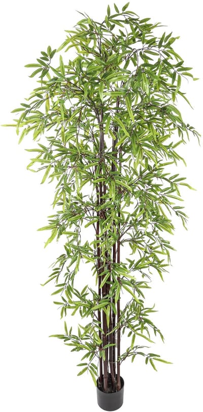 Kunst Bamboe Zwart – 200 cm – Luxe Hoge Bamboeplant