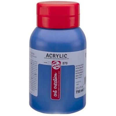 Talens Art Creation Acrylverf Pot 750 ml Phtaloblauw 570