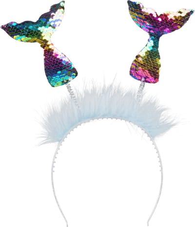 Boland - Diadeem Regenboogstaarten - Één maat - Volwassenen - Vrouwen - Fantasy