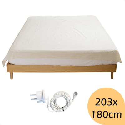 Earthle Earthing Laken - Aardingslaken - Aarden - Aarding - Grounding - Bio Katoen (203x180cm)