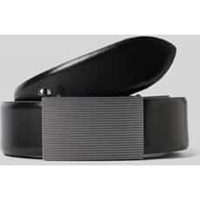 LLOYD Leren Riem Fashion Belt 3.5 W85 Black Zwart