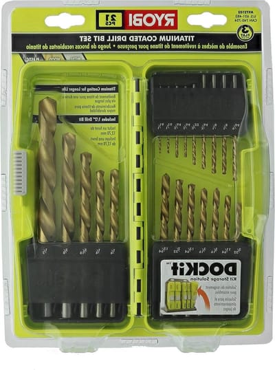 Boorset Titanium - Borenset Metaal - Gaten Boren - Titanium Gecoat - 21-delig - Grijs