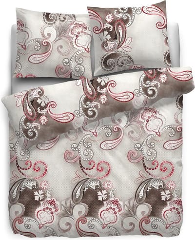 HNL Pure Cotton Lillian Dekbedovertrek - Eenpersoons - 135x200 + 80x80 cm - Wit