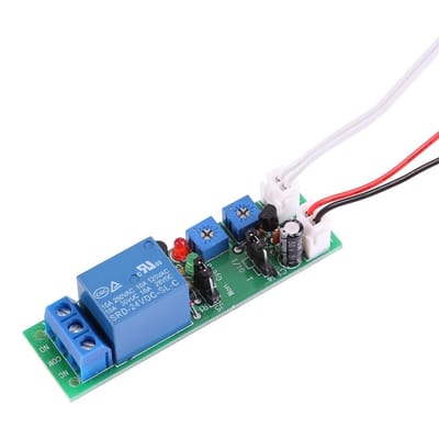 Allecto - Instelbare cyclus-timer-module - Vertraging-schakelaar - Compact formaat - 24V Timer - Geschikt voor diverse toepassingen