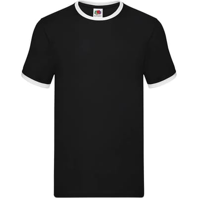 T-shirt Fruit of the Loom Ringer
