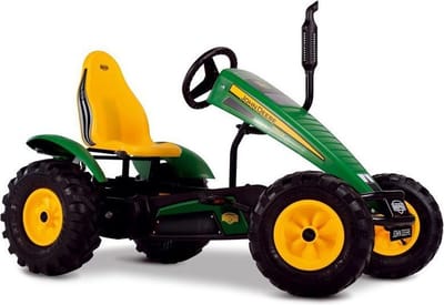 BERG XL frame John Deere BFR Skelter - Met handrem - Verstelbare Stoel - Groen/Geel - Vanaf 5 jaar
