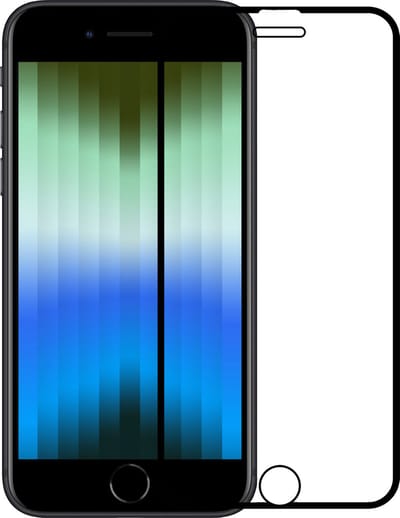 Screenprotector Geschikt voor Apple iPhone SE (2022) - Full Cover - Beschermglas - Gehard Glas - Tempered Glass - Screen Protector